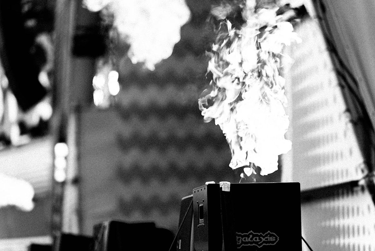 Effets spéciaux Pyred lors d’un show live